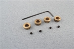Collets w/allen key 6G (pk4)